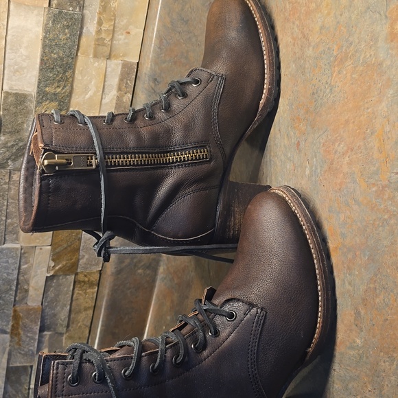 freebird Shoes - Freebird Dark Brown Cavalier Lace-Up Boots